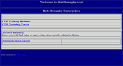 Desktop Screenshot of bobdonaghy.com